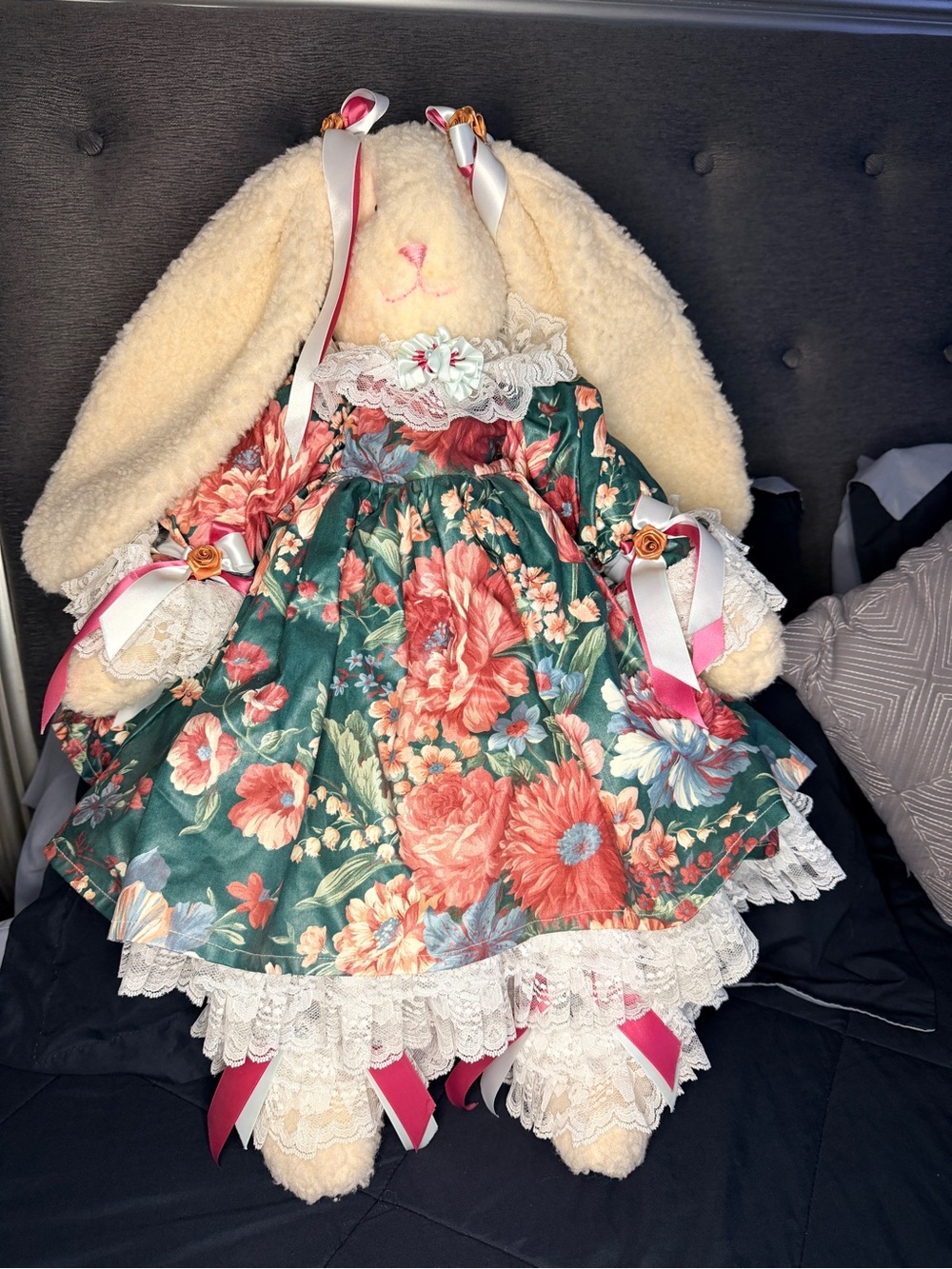 Vintage style rabbit doll